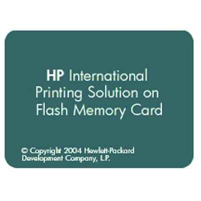 HP International Print Solution Flash Memory Card