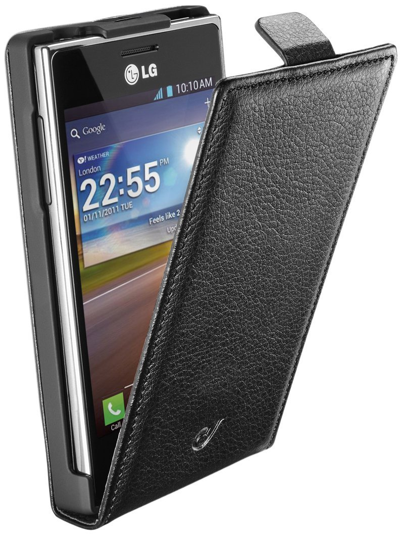 Cellularline FLAPESSENLGL5BK mobile phone case Flip case Black