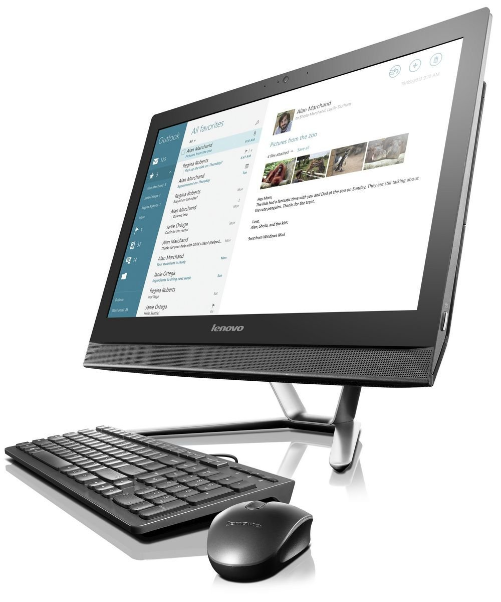 Lenovo IdeaCentre C50-30 Intel® Core™ i3 i3-4005U 58.4 cm (23″) 1920 x 1080 pixels All-in-One PC 8 GB DDR3L-SDRAM 1 TB HDD Windows 8.1 Black image 5