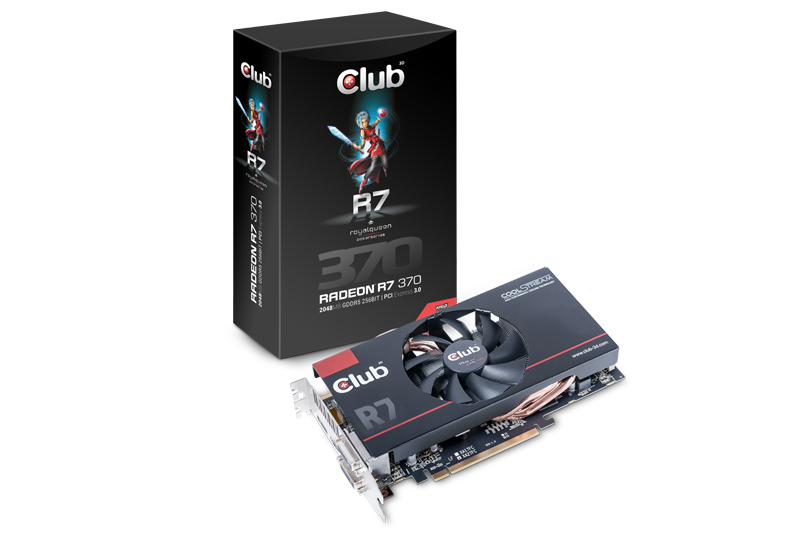 CLUB3D Radeon R7 370 royalQueen OC AMD 2 GB GDDR5 image 1