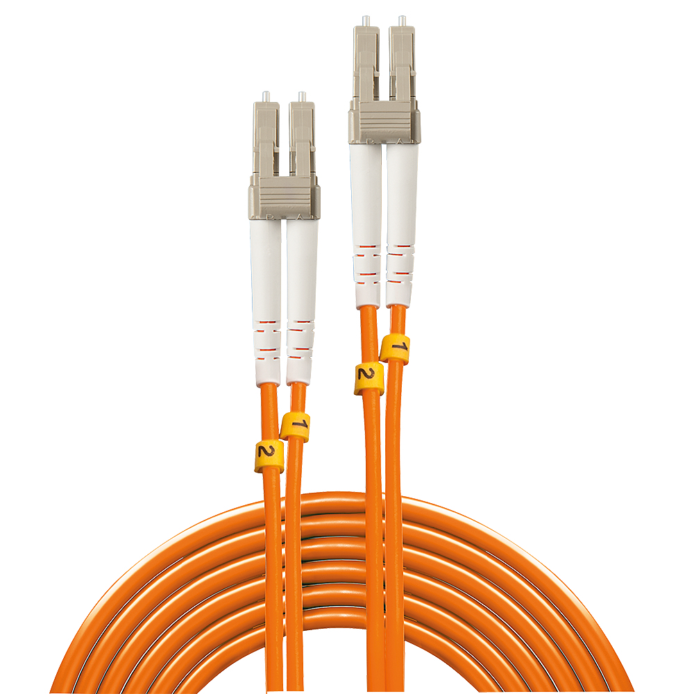 Lindy 46481 InfiniBand/Glasfaserkabel 2 m LC Orange