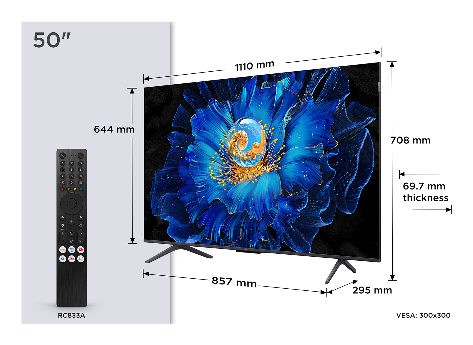 TCL C6K 50" — vue 1 sur 8