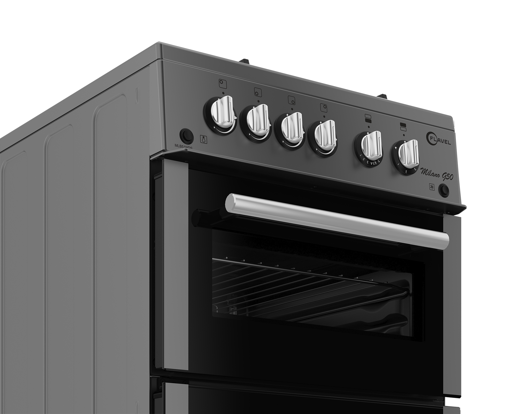 Flavel MLB51NDS cooker Freestanding cooker Gas Silver – image 3