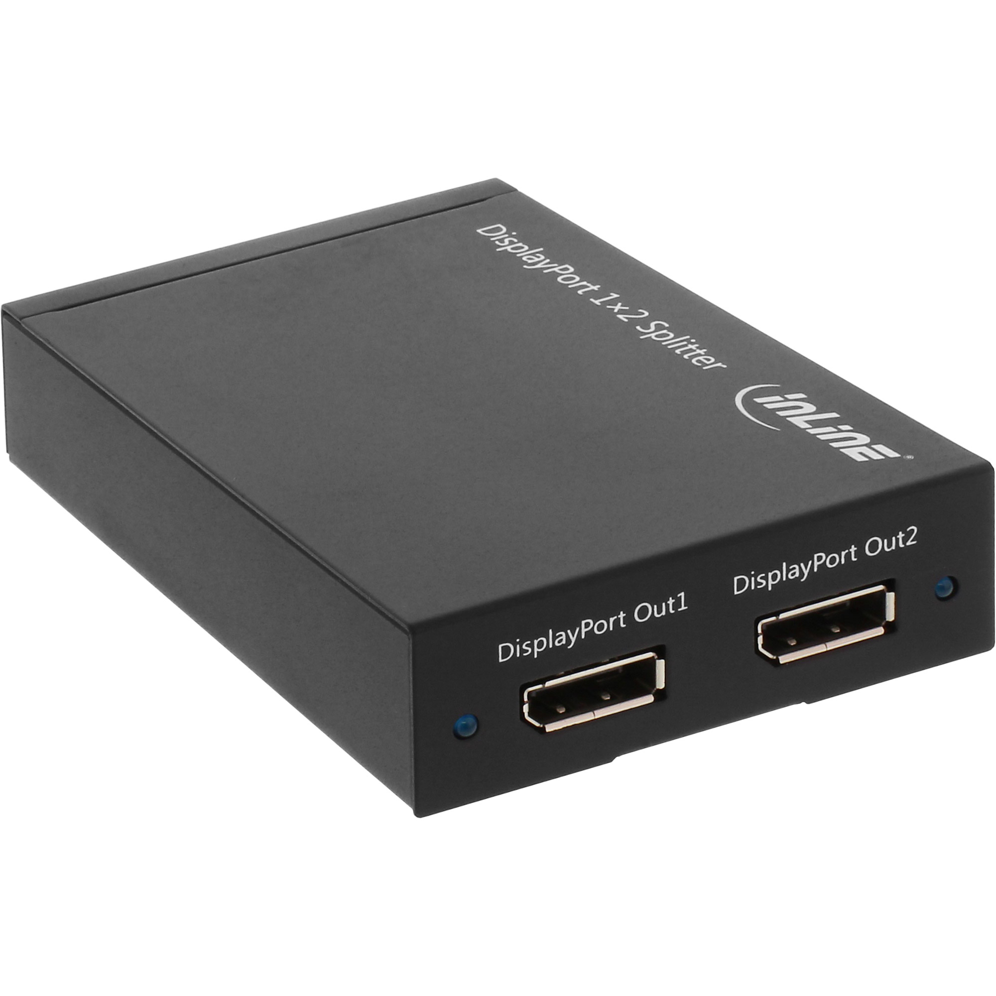 InLine DisplayPort 2 Port Splitter to connect two DisplayPort devices – image 1