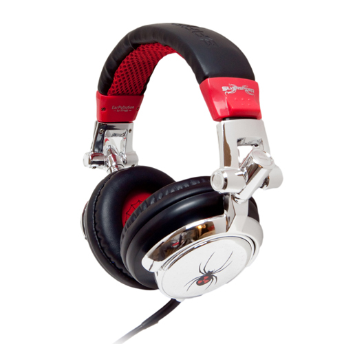 IFROGZ EarPollution DJ Style Silver Spider