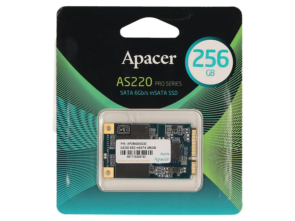 2-Power 256GB SSD 1.8 mSATA 6Gbps