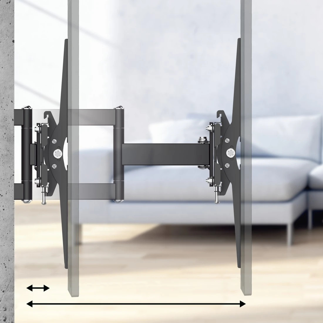 Hama 00220898 TV mount/stand 2.16 m (85") Black – image 7