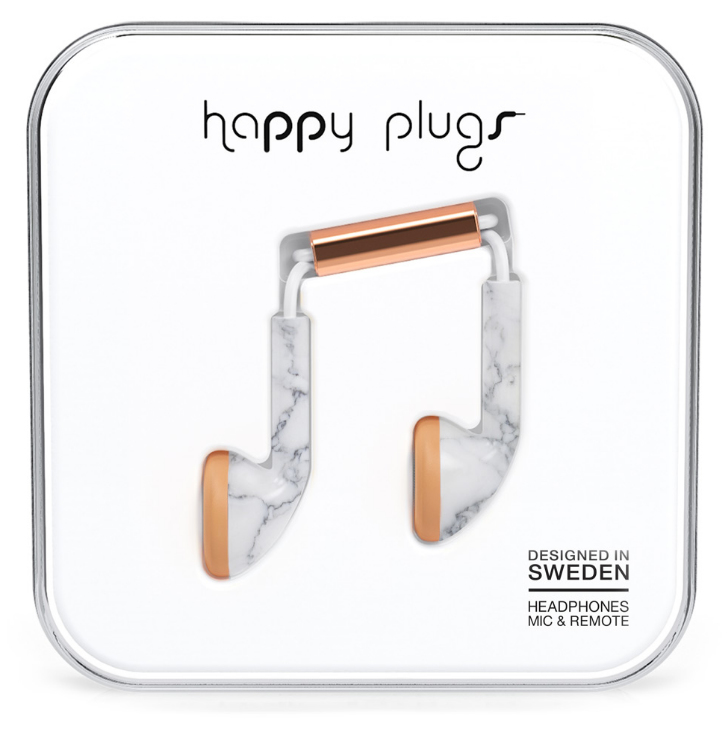 Happy Plugs Earbug Headset Wired In-ear Calls/Music Gold, White – image 5