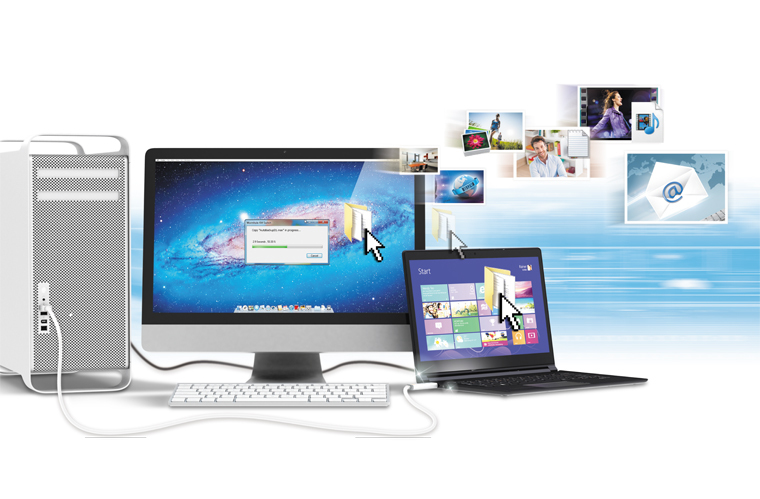 صورة كابل j5create JUC500 USB 3.2 Gen 1 A-to-A، 1.5 متر، أبيض