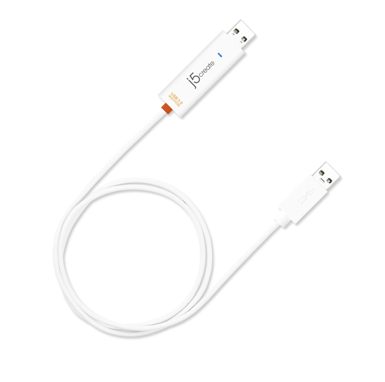 صورة كابل j5create JUC500 USB 3.2 Gen 1 A-to-A، 1.5 متر، أبيض