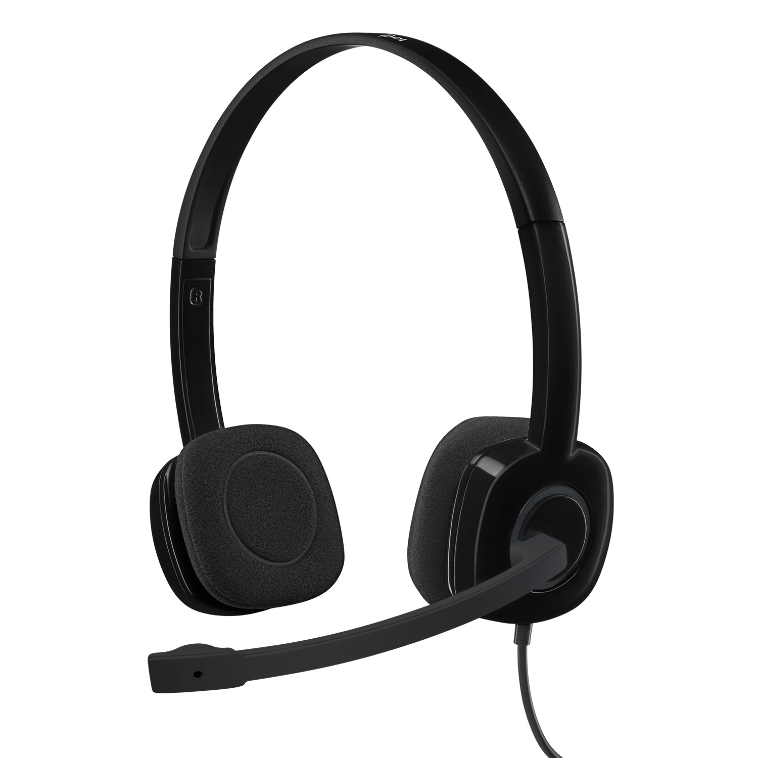 Logitech H151 Headset Kabel Huvudband Kontor/callcenter Svart
