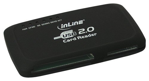 InLine 76636B card reader Black – image 1