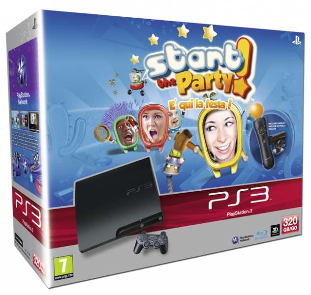 Sony Interactive Entertainment 320GB PlayStation 3 Slim: Start the Party! - Bundle