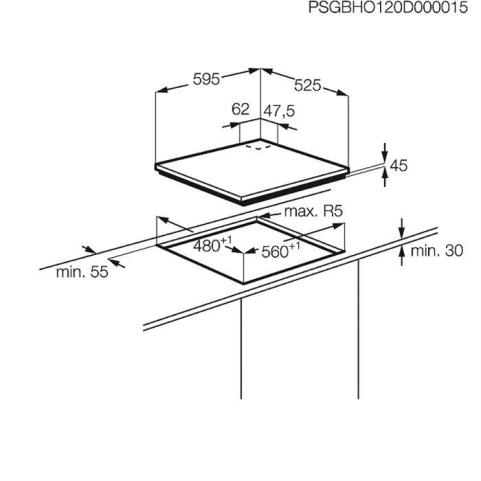 Electrolux EGS6648NOX — vue 1 sur 4