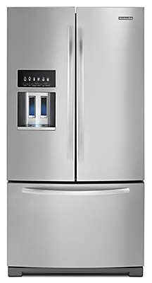 KitchenAid KFIS29PBMS side-by-side refrigerator Freestanding