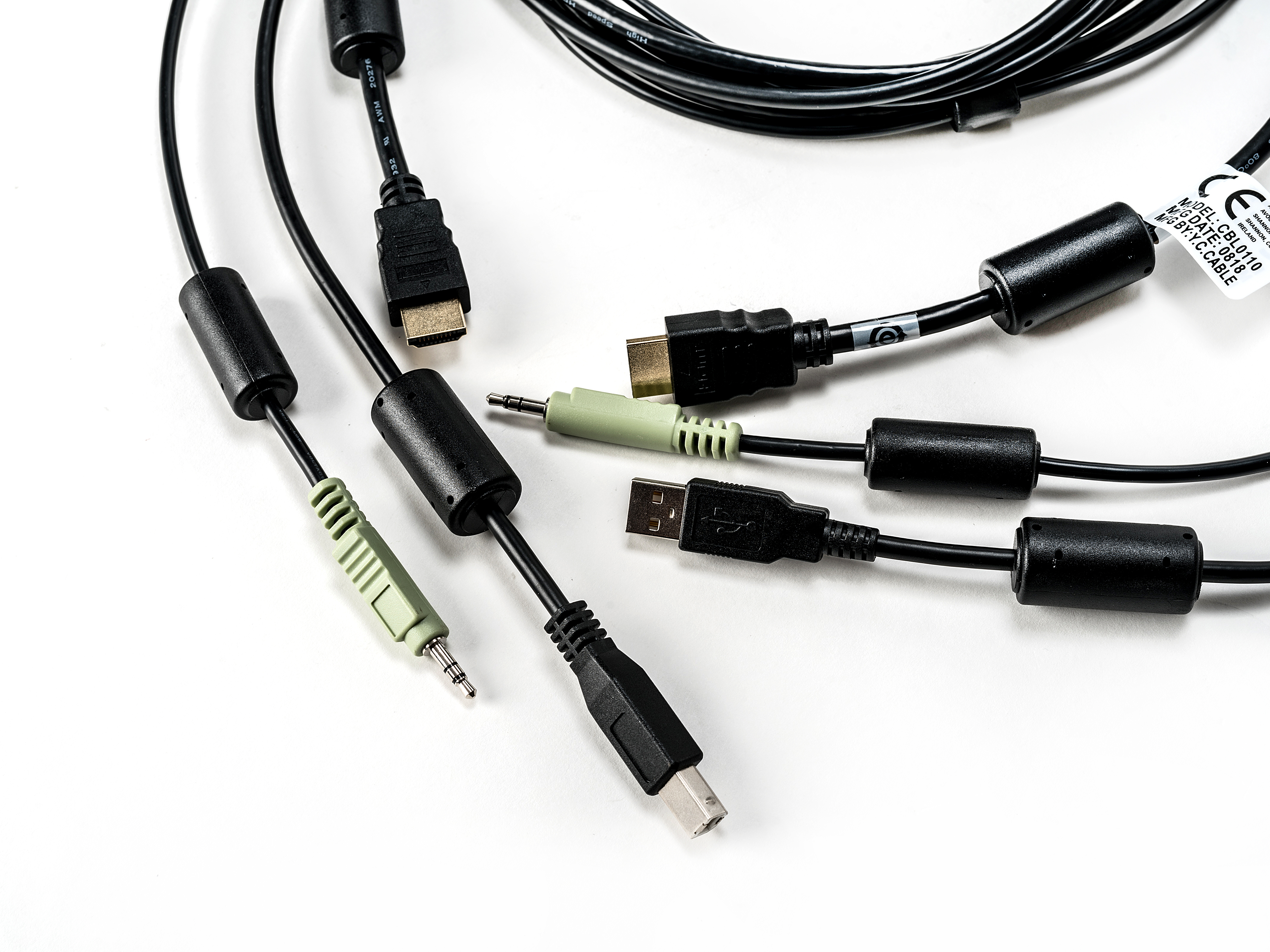 Vertiv Avocent CBL0110 KVM cable 1.8 m. Cable length: 1.8 m, Keyboard port type: USB, Mouse port type: USB