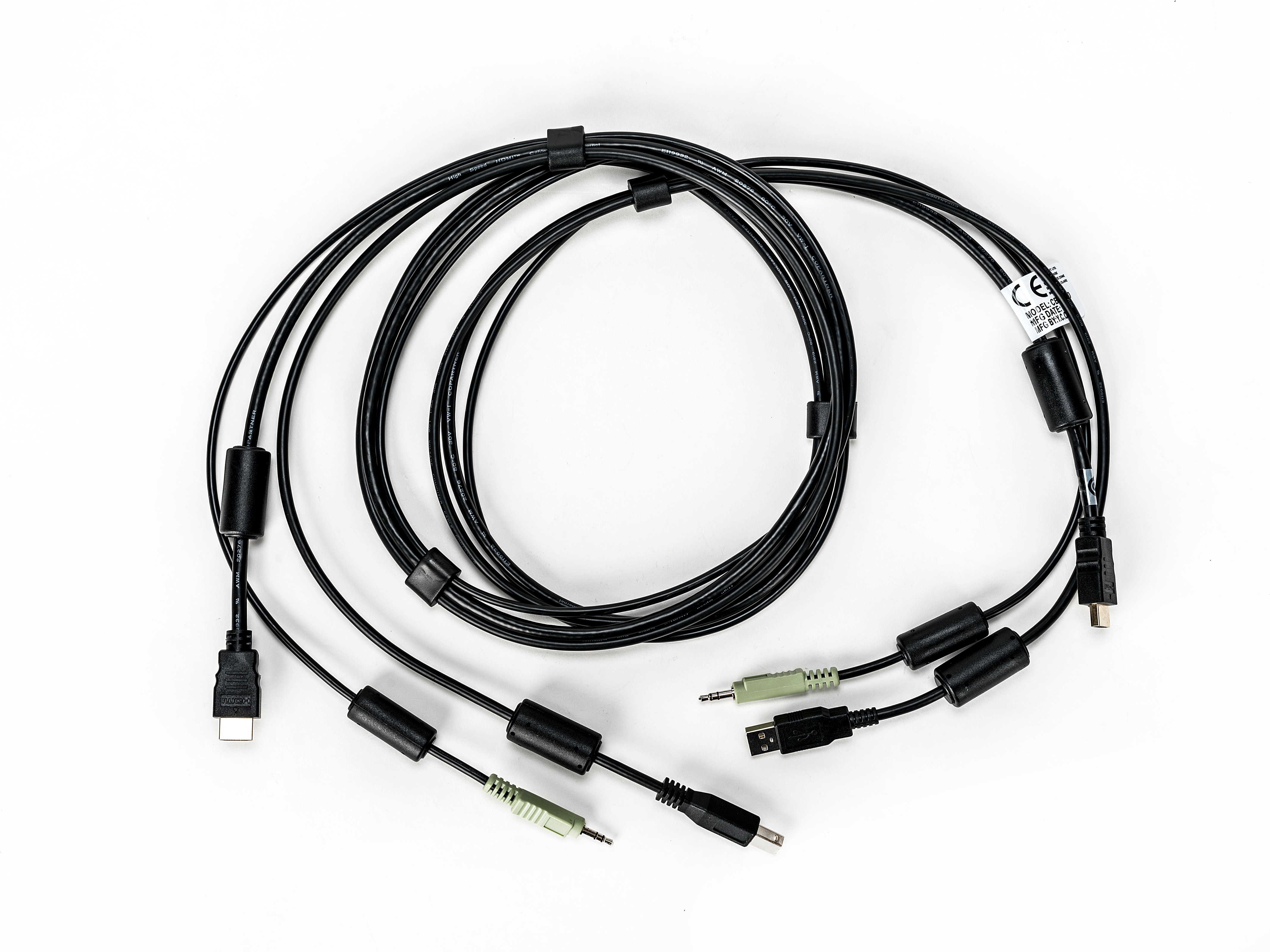 Vertiv Avocent CBL0110 KVM cable 1.8 m. Cable length: 1.8 m, Keyboard port type: USB, Mouse port type: USB