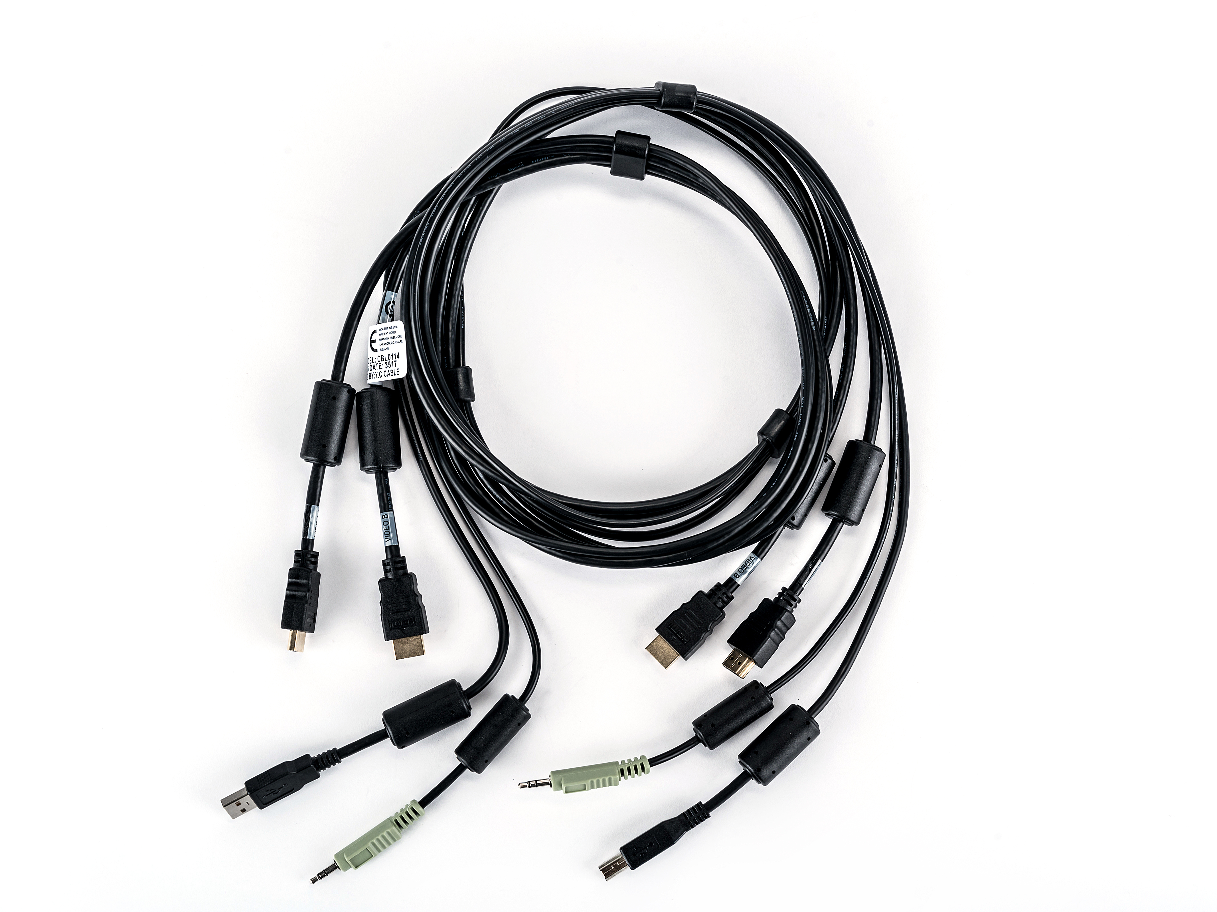 Vertiv Avocent CBL0115 KVM cable 3 m. Cable length: 3 m, Keyboard port type: USB, Mouse port type: USB