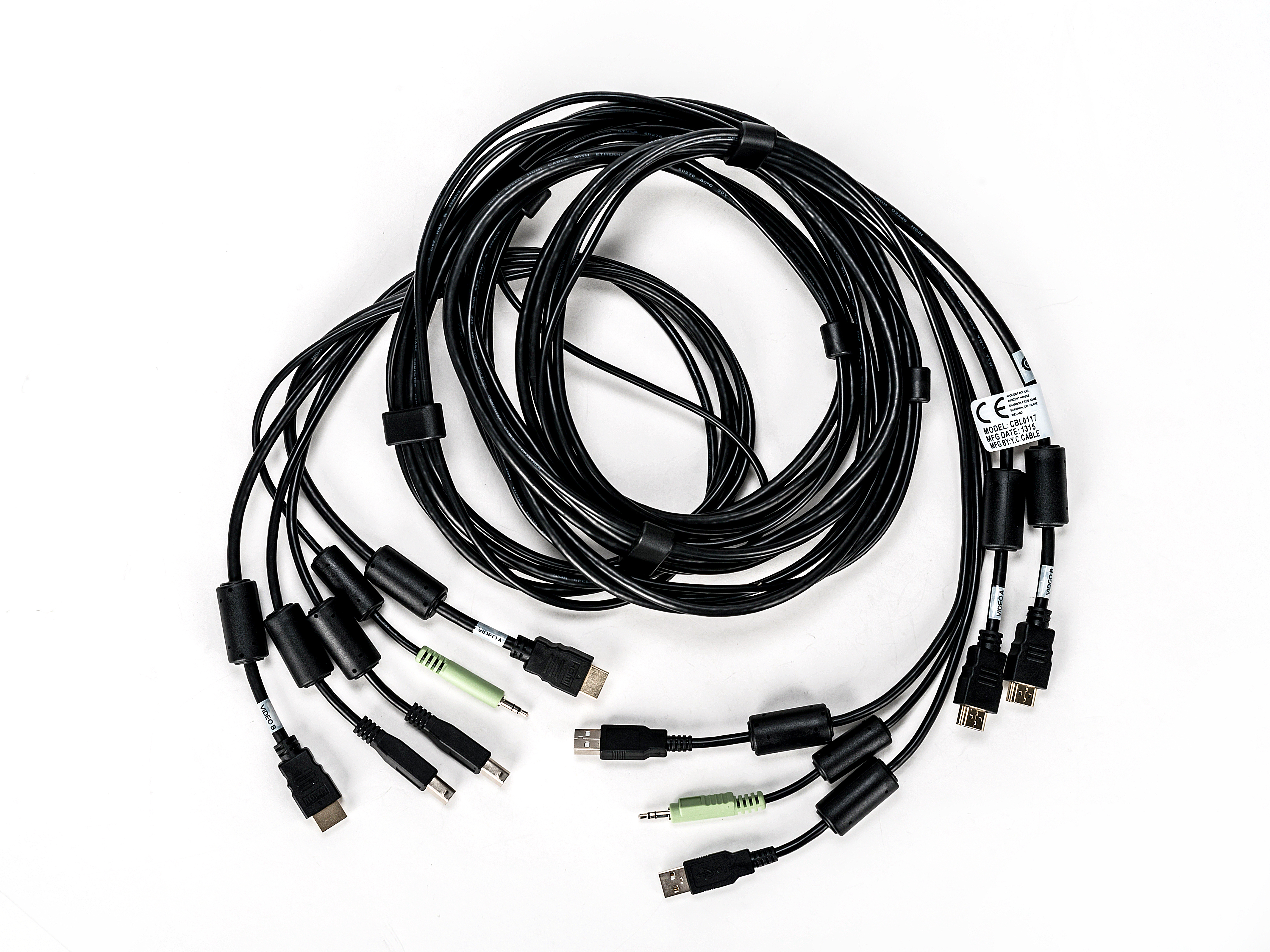 Vertiv Avocent CBL0117 KVM cable 3 m. Cable length: 3 m, Keyboard port type: USB, Mouse port type: USB