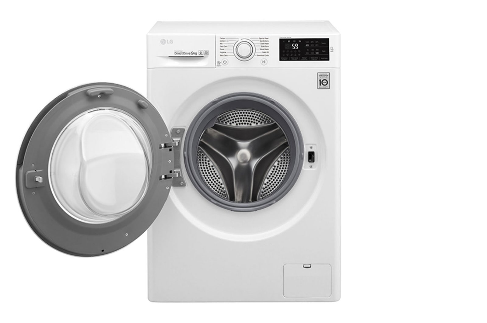 LG F4J5VNP3W washing machine Front-load – image 2