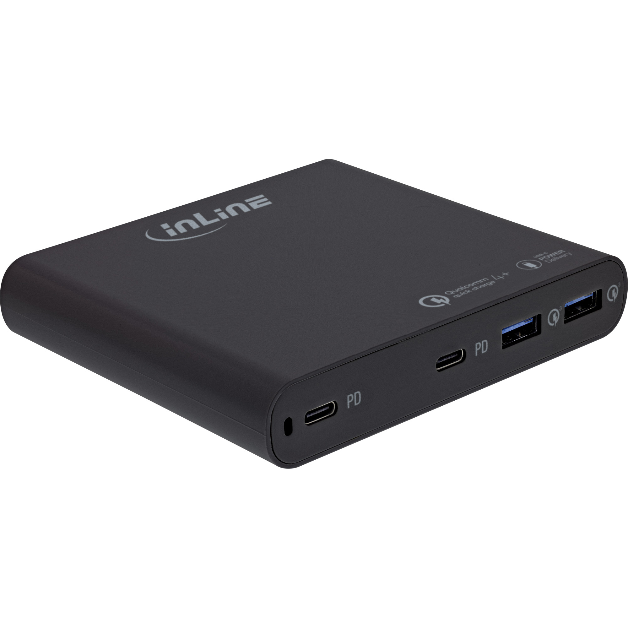 InLine USB power supply, GaN charger, 4-port, 2x USB-C + 2x USB-A – image 2