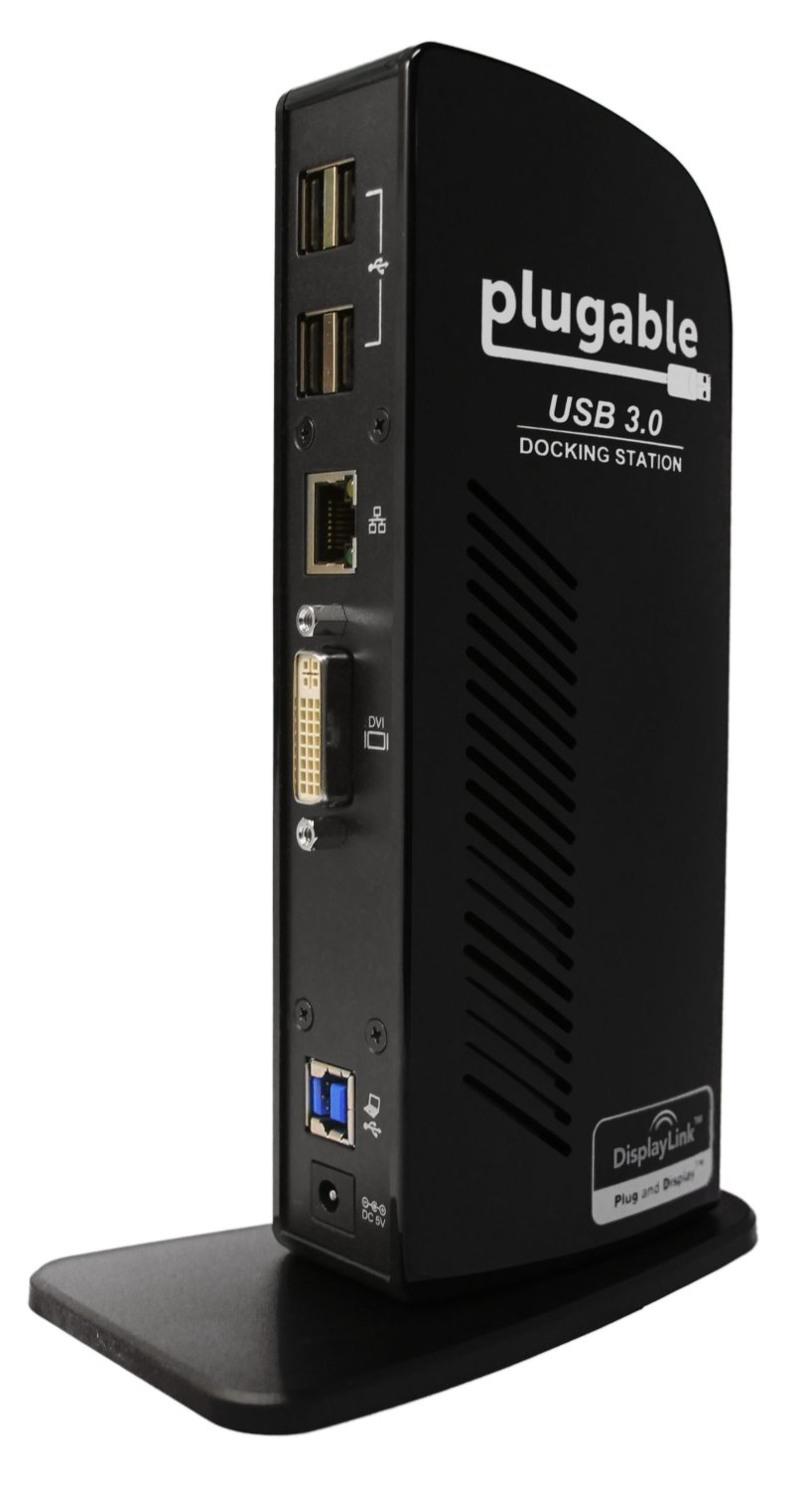 Plugable Technologies UD-3000 laptop dock/port replicator Wired USB 3.2 Gen 1 (3.1 Gen 1) Type-A Black – image 2