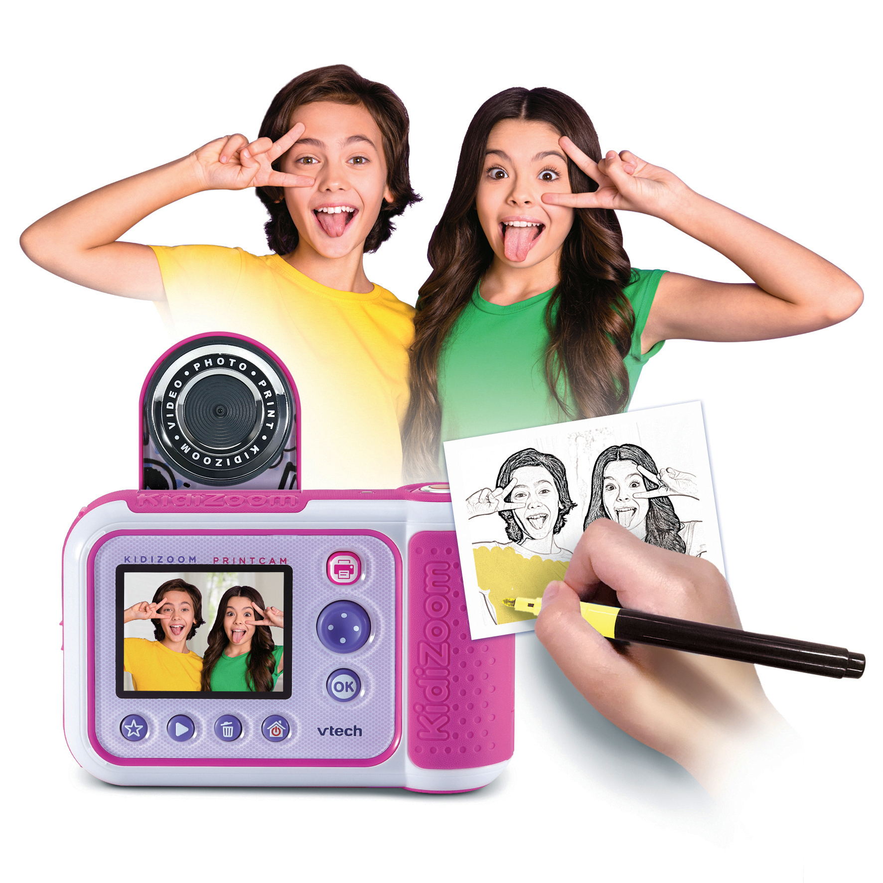 VTech KIDIZOOM PRINT CAM (ROSE) – image 3