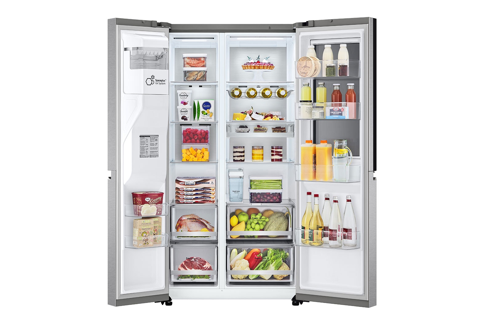 LG GSXD91MBAE side-by-side refrigerator Freestanding – image 6