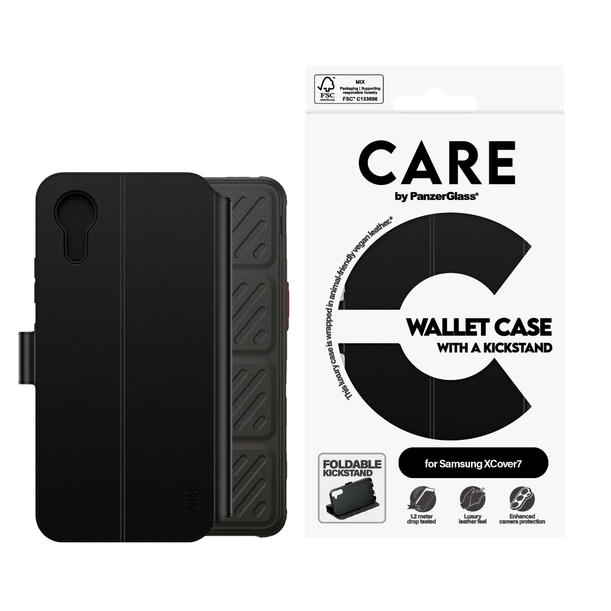PanzerGlass CARE™ by PanzerGlass® Wallet Case w. Kickstand Samsung Galaxy XCover7 5G – image 3