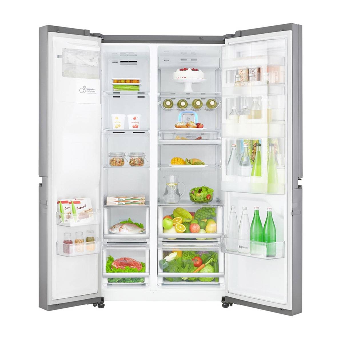 LG GSJ960PZBZ side-by-side refrigerator Freestanding – image 2
