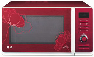 LG MH6889PC microwave Red – image 2