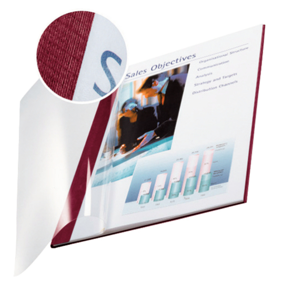 Leitz Soft covers Rojo