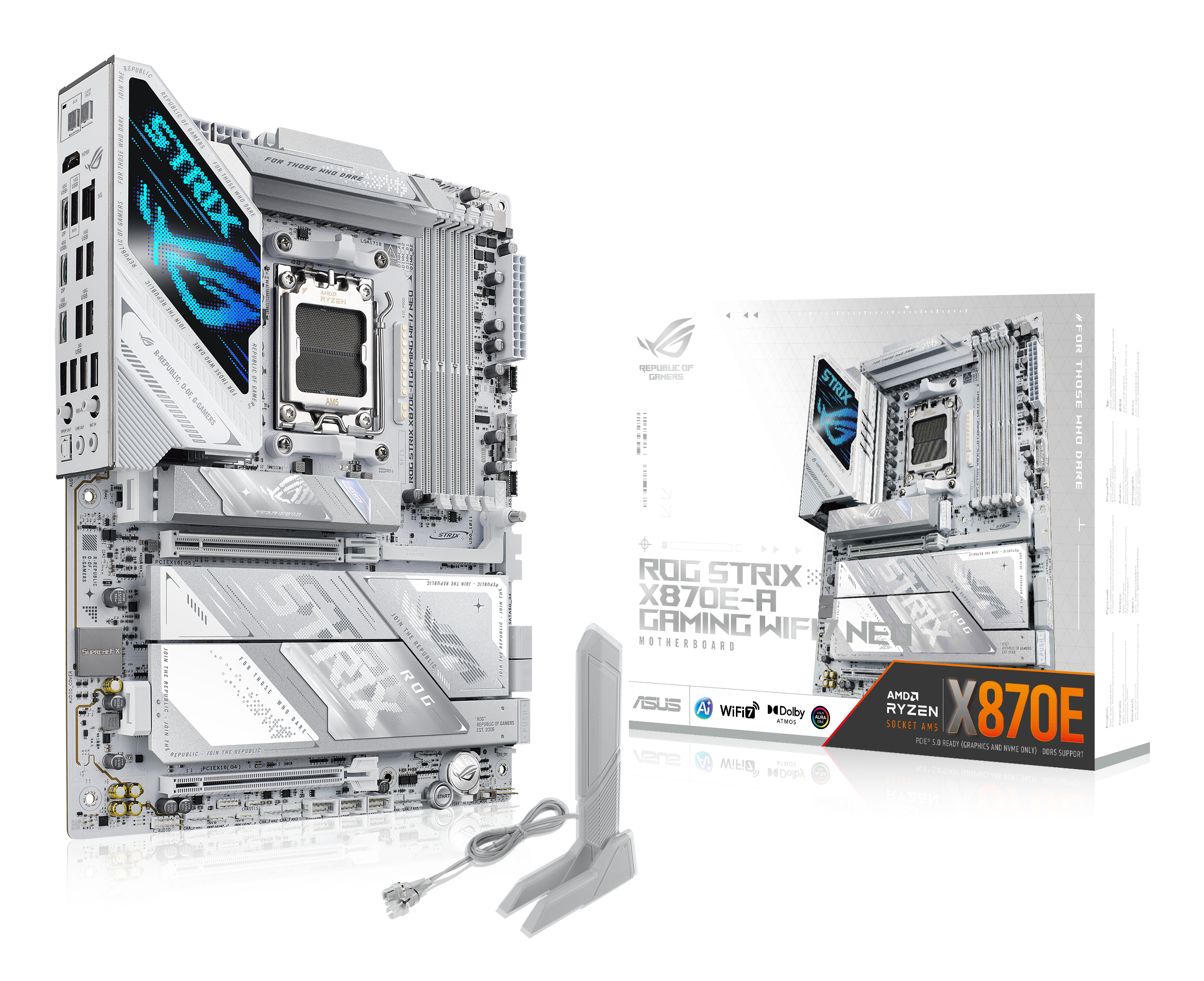 ASUS ROG STRIX X870E-A GAMING WIFI7 NEO   (AMD,AM5,DDR5,ATX)
