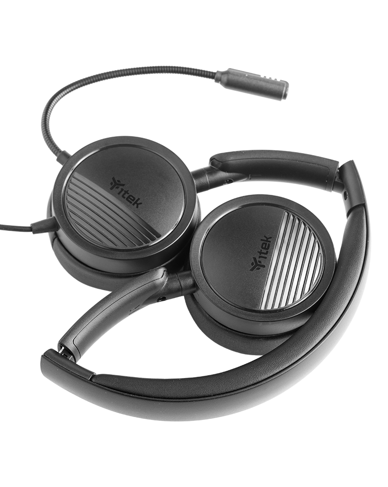 itek H360 Headset Wired Head-band Office/Call center Black – image 4