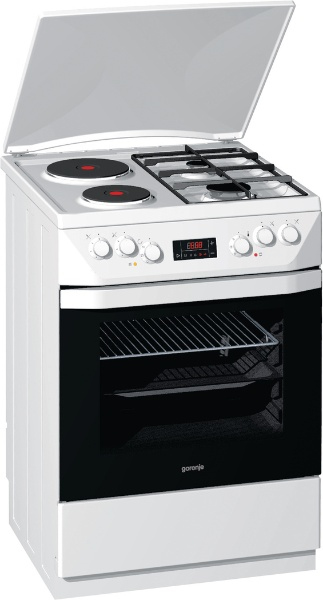 Gorenje K65320BW cooker Freestanding cooker Electric Combi White