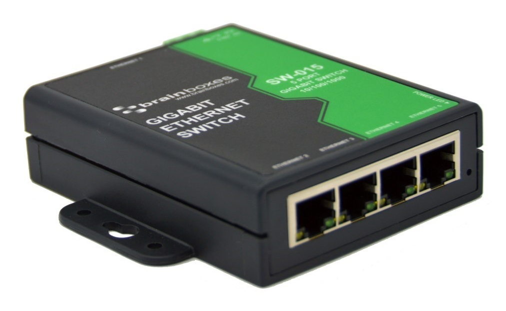 Brainboxes Light Industrial 5 Port Gigabit Ethernet Switch – image 7