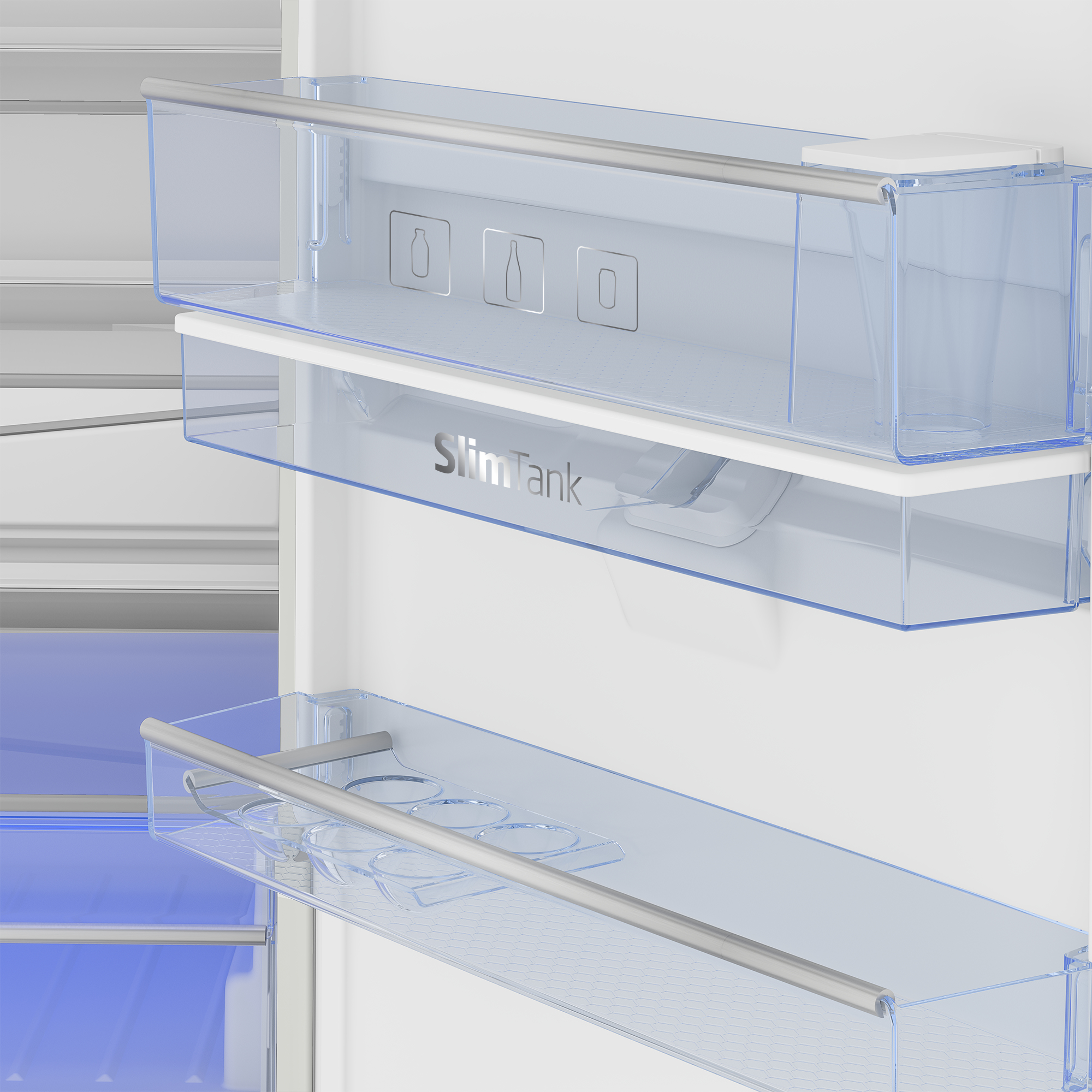 Beko RCNE365E20DZX fridge-freezer Freestanding – image 3