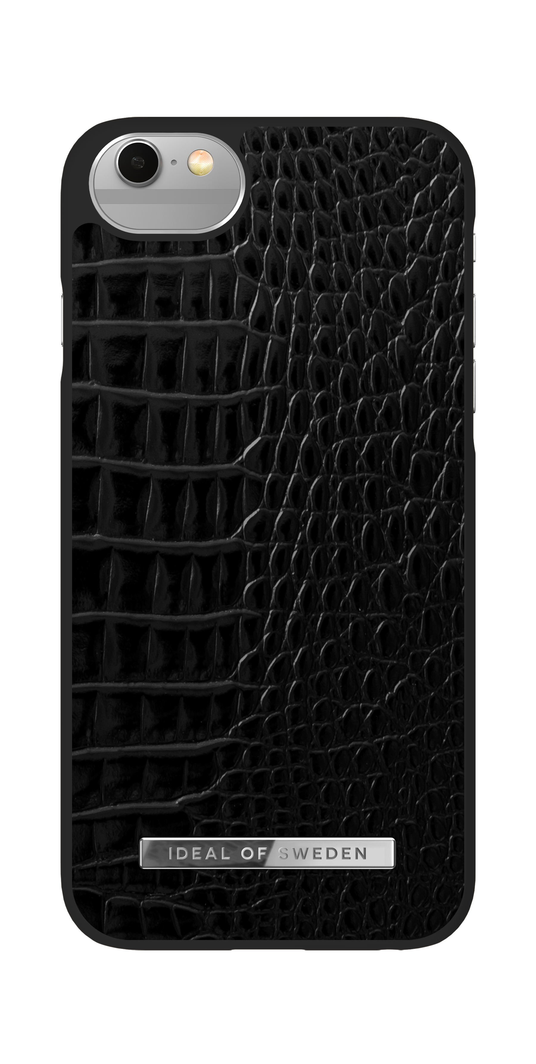 iDeal of Sweden Atelier Case iPhone 8/7/6/6S/SE Neo Noir Croc Slvr – image 5