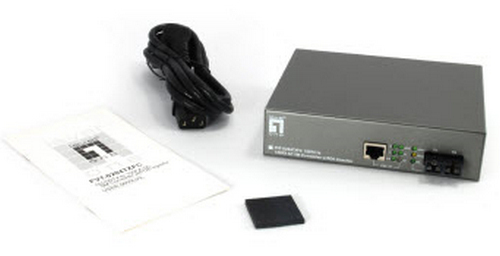 LevelOne RJ45 to SC Fast Ethernet Media Converter, 1 PoE Output, 802.3af PoE, Single-Mode Fiber, 20km – image 6