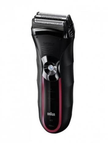 Braun 330-S4 Foil shaver Trimmer Black, Red