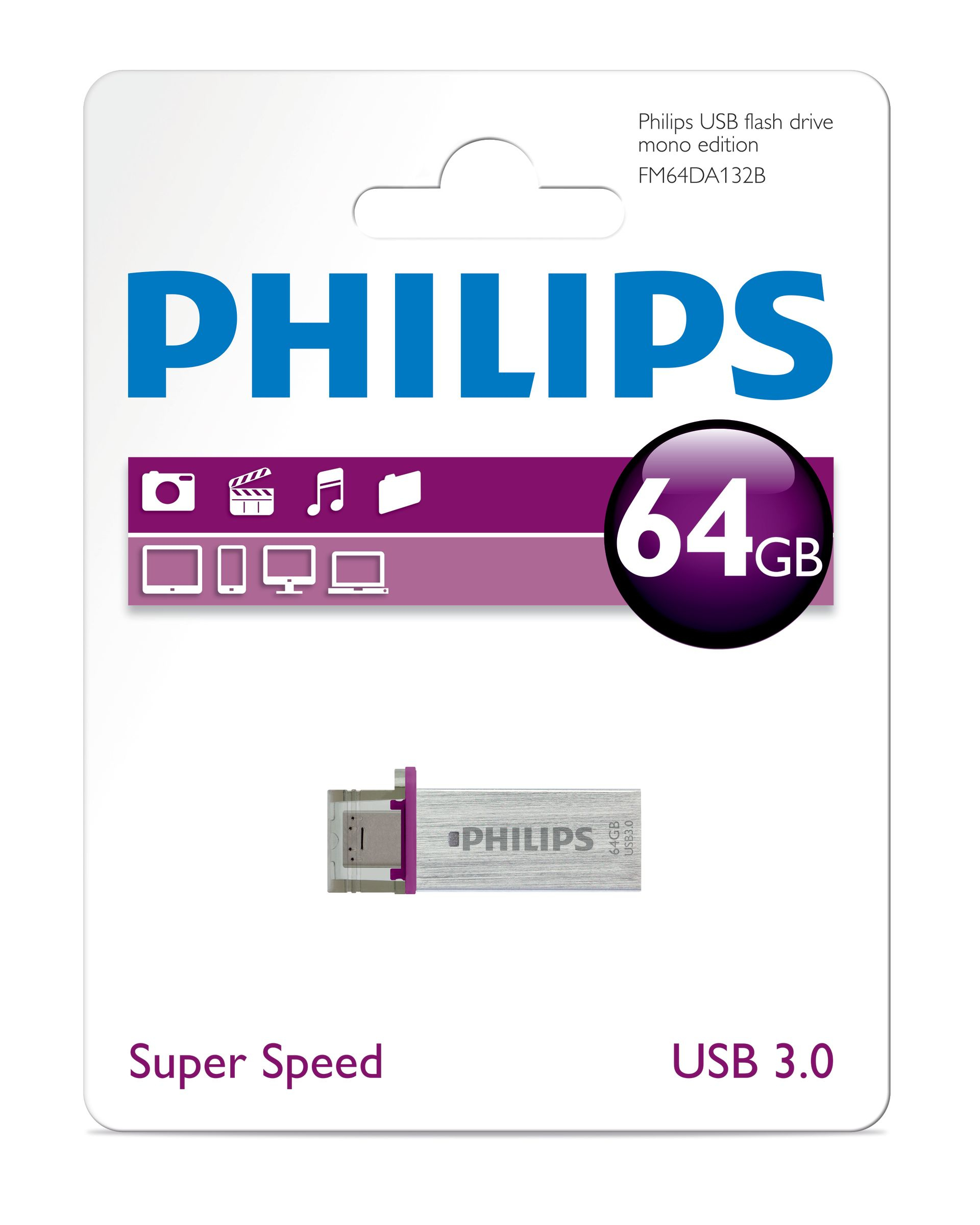 Philips USB Flash Drive FM64DA132B/10 – image 3