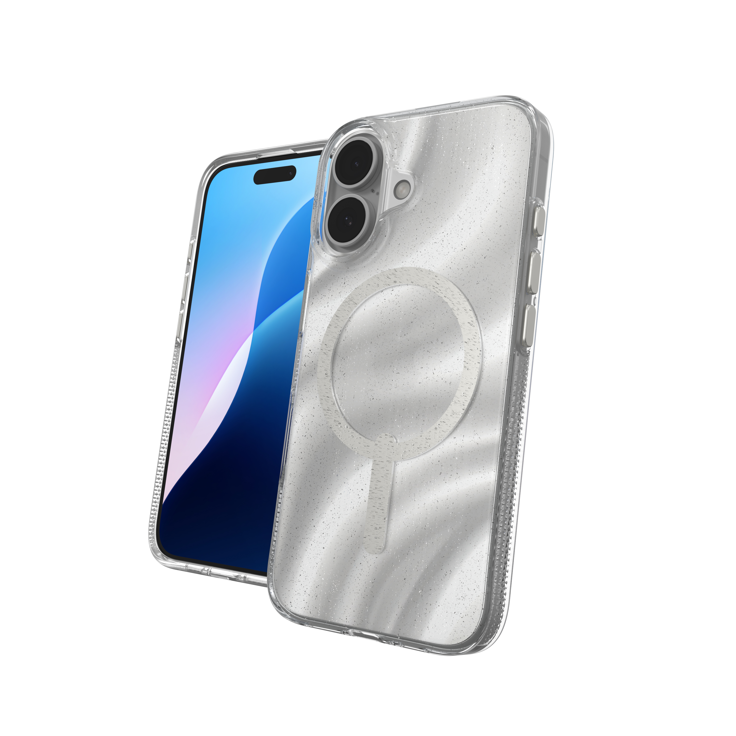 ZAGG Cases Milan Snap Apple iPhone 16 Swirl Glitter