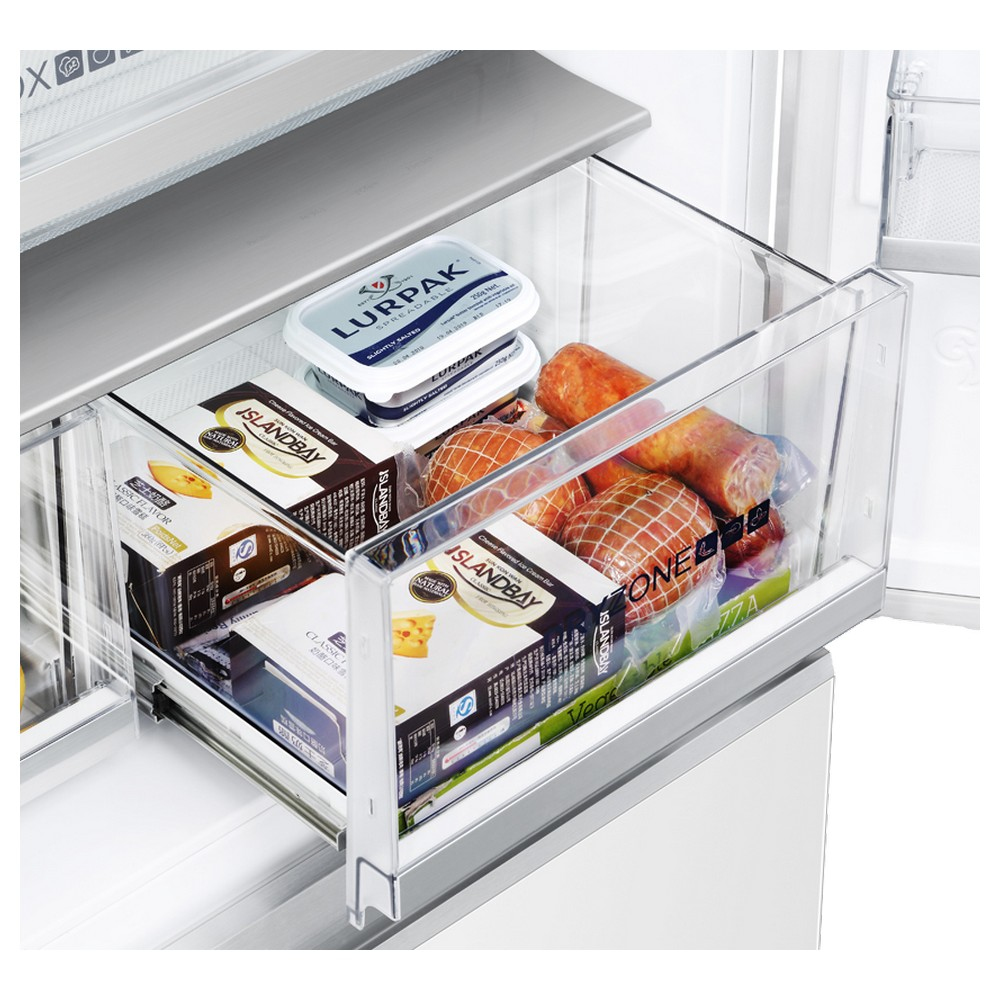 Haier HB18 HB18FGWAAARU side-by-side refrigerator Freestanding – image 5