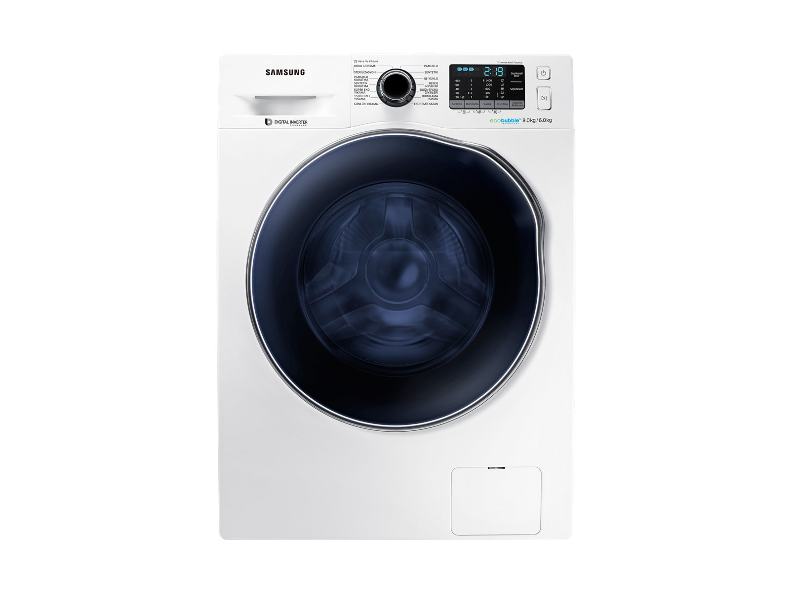 Samsung WD80J5410AW washer dryer Freestanding Front-load White – image 1