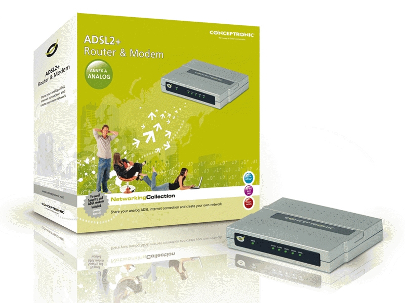 Conceptronic ADSL2+ Router – image 2