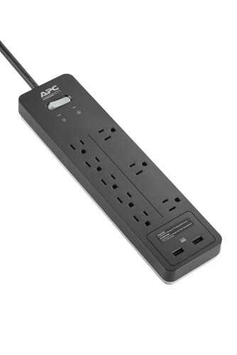 APC PH8U2 power distribution unit (PDU) 8 AC outlet(s) Black – image 1