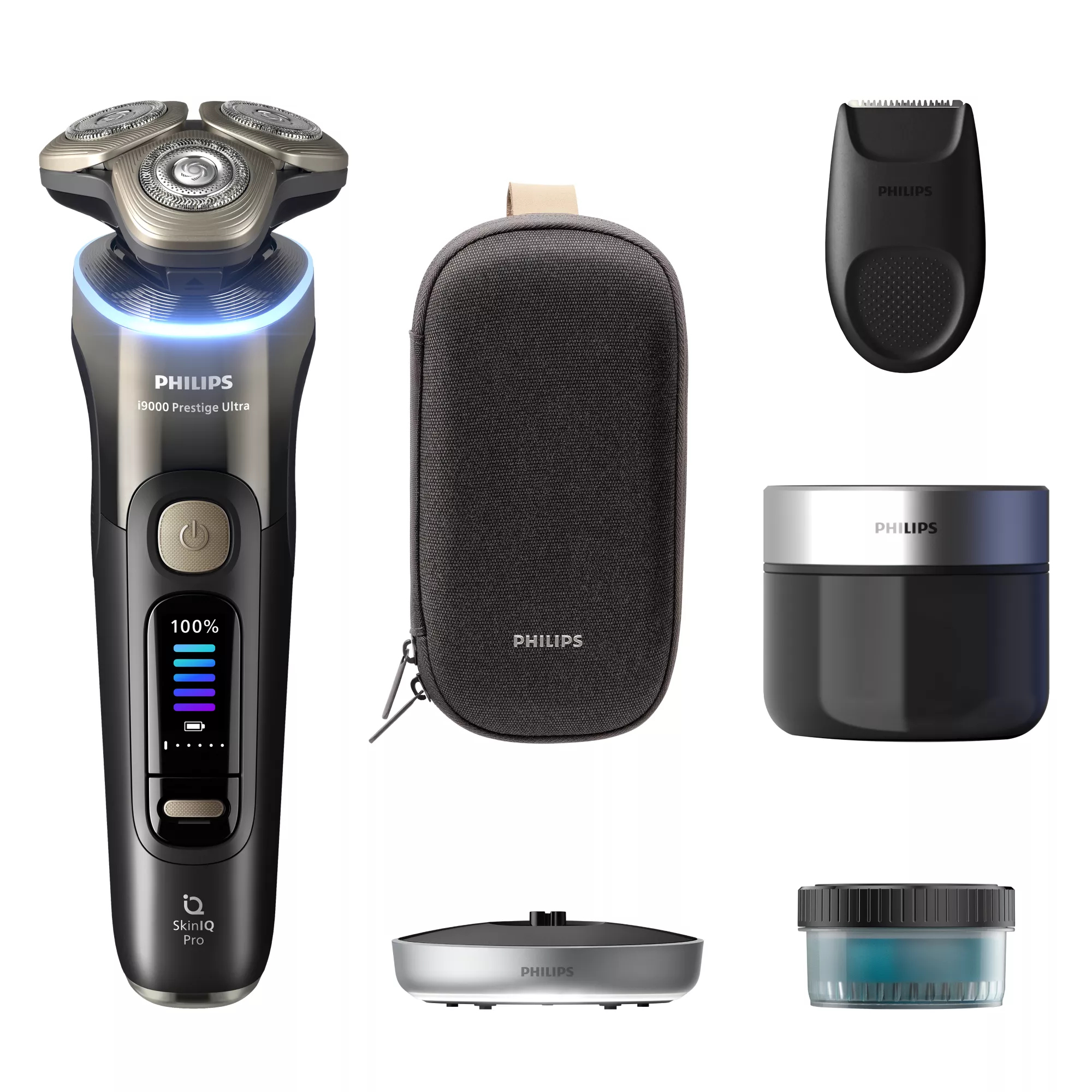 Philips Series i9000 Prestige Ultra i9000 Prestige Ultra XP9405/31 Wet and Dry Electric Shaver with SkinIQ Pro – image 1