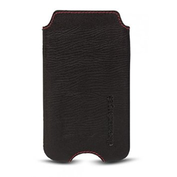 dbramante1928 Cover with pocket for iPhone 5 - Smooth black
