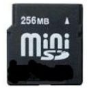 Fujitsu Mini Secure Digital Card 256MB