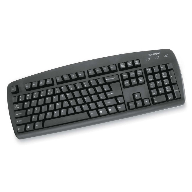 Kensington 64338 keyboard USB + PS/2 QWERTY Black